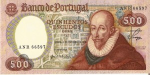 Francisco Sanches 500 escudos