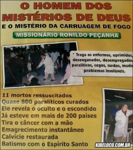 Missionário Ronildo Peçanha, da Igreja Pentecostal Deus é Vida